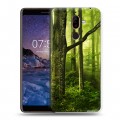 Дизайнерский пластиковый чехол для Nokia 7 Plus Лес