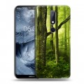 Дизайнерский пластиковый чехол для Nokia 6.1 Plus Лес