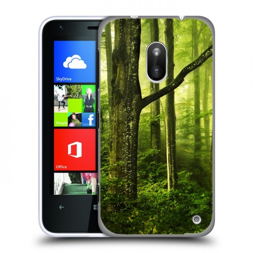 Дизайнерский пластиковый чехол для Nokia Lumia 620 Лес