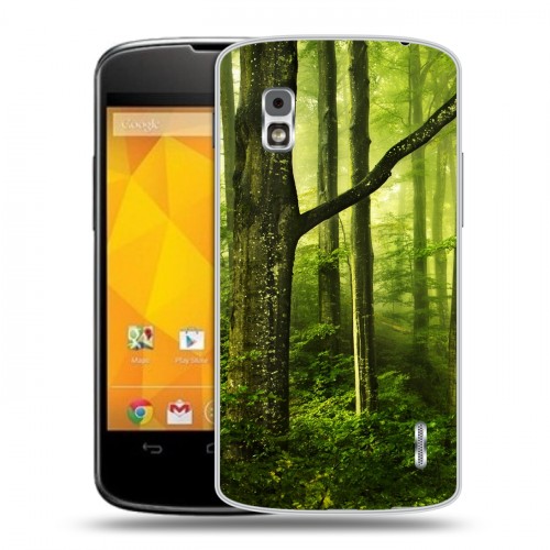 Дизайнерский пластиковый чехол для LG Google Nexus 4 Лес