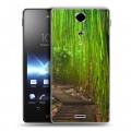 Дизайнерский пластиковый чехол для Sony Xperia TX Лес