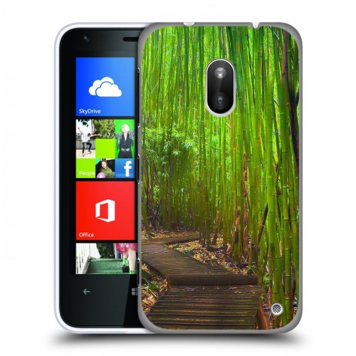 Дизайнерский силиконовый чехол для Nokia Lumia 620 Лес