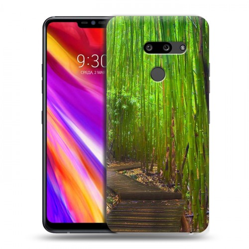 Дизайнерский пластиковый чехол для LG G8 ThinQ Лес