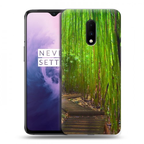 Дизайнерский пластиковый чехол для OnePlus 7 Лес