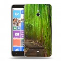 Дизайнерский пластиковый чехол для Nokia Lumia 1320 Лес