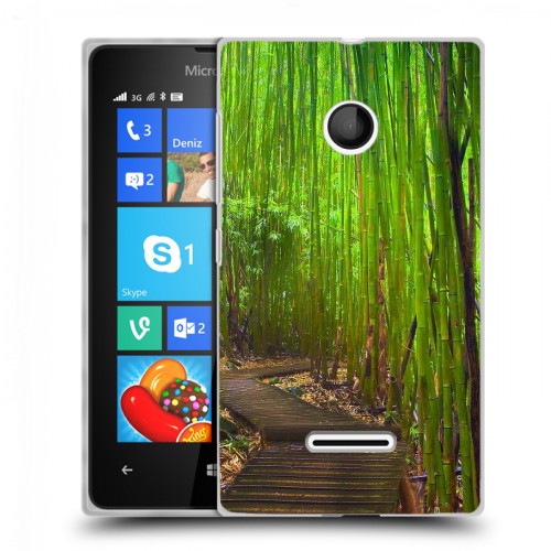 Дизайнерский пластиковый чехол для Microsoft Lumia 435 Лес