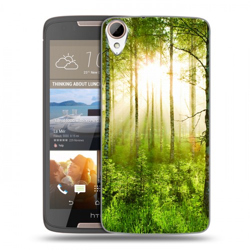 Дизайнерский пластиковый чехол для HTC Desire 828 Лес