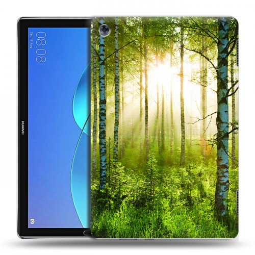 Дизайнерский силиконовый чехол для Huawei MediaPad M5 Lite Лес