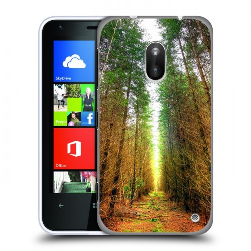 Дизайнерский пластиковый чехол для Nokia Lumia 620 Лес