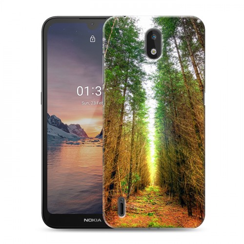 Дизайнерский силиконовый чехол для Nokia 1.3 Лес