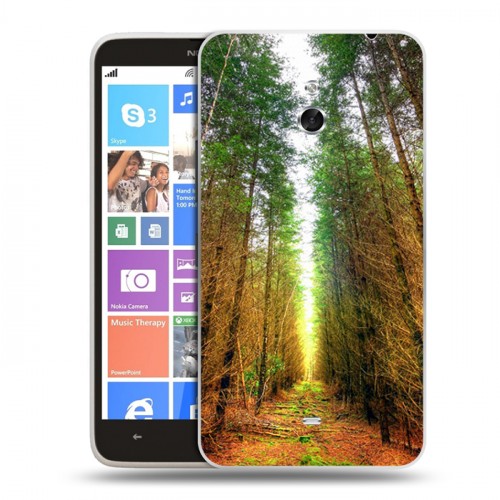 Дизайнерский пластиковый чехол для Nokia Lumia 1320 Лес