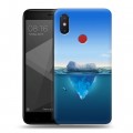 Дизайнерский пластиковый чехол для Xiaomi Mi8 SE Льды