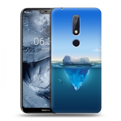 Дизайнерский силиконовый чехол для Nokia 6.1 Plus Льды