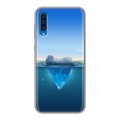 Дизайнерский силиконовый чехол для Samsung Galaxy A50 Льды