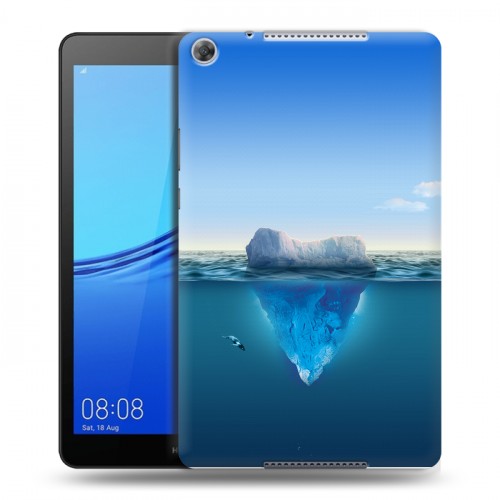 Дизайнерский силиконовый чехол для Huawei MediaPad M5 lite 8 Льды