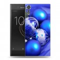 Дизайнерский пластиковый чехол для Sony Xperia XZs Новогодние шары