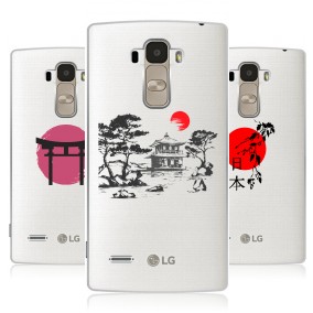 Дизайнерский силиконовый чехол для LG G4 Stylus Прозрачная япония