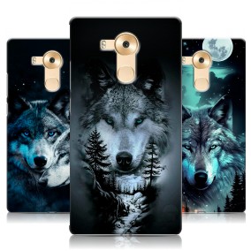 Дизайнерский силиконовый чехол для Huawei Mate 8 Волки