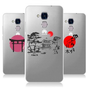 Дизайнерский силиконовый чехол для Huawei Honor 5C Прозрачная япония