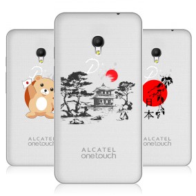 Дизайнерский силиконовый чехол для Alcatel Pixi 4 (5) 5010D Прозрачная япония