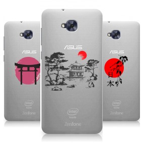 Дизайнерский силиконовый чехол для ASUS ZenFone 4 Selfie Прозрачная япония