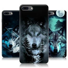 Дизайнерский силиконовый чехол для Iphone 8 Plus Волки