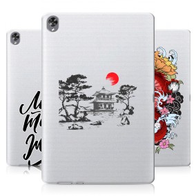 Дизайнерский силиконовый чехол для Huawei MediaPad M6 10.8 прозрачные