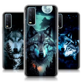 Дизайнерский силиконовый чехол для Vivo Y20 Волки