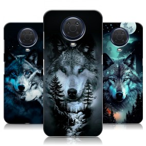 Дизайнерский силиконовый чехол для Nokia G20 Волки