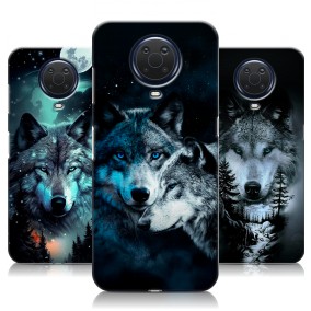 Дизайнерский силиконовый чехол для Nokia G20 Волки