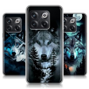 Дизайнерский силиконовый чехол для OnePlus Ace Pro Волки