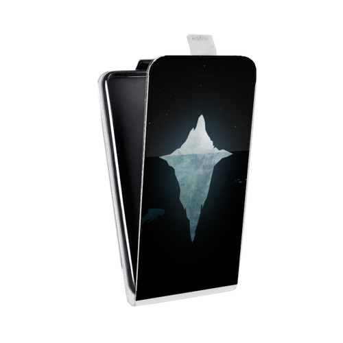 Дизайнерский вертикальный чехол-книжка для Nokia 7 Льды