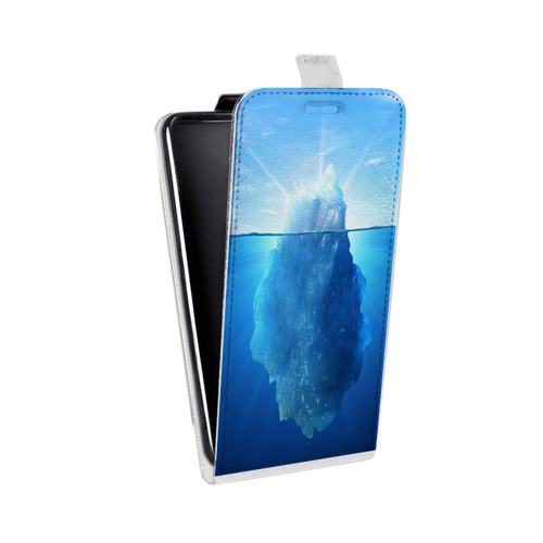 Дизайнерский вертикальный чехол-книжка для HTC U Ultra Льды