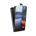 Дизайнерский вертикальный чехол-книжка для ASUS ZenFone 5 Lite Озера