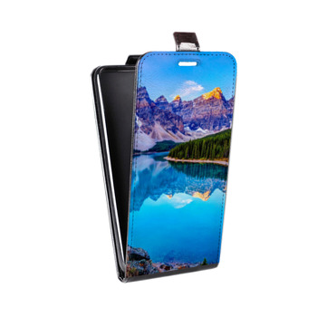 Дизайнерский вертикальный чехол-книжка для Samsung Galaxy S8 Plus Озера (на заказ)