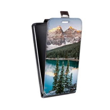 Дизайнерский вертикальный чехол-книжка для Huawei Honor 8s Озера (на заказ)