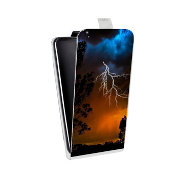 Дизайнерский вертикальный чехол-книжка для ASUS ZenFone 5 ZE620KL Молния (на заказ)