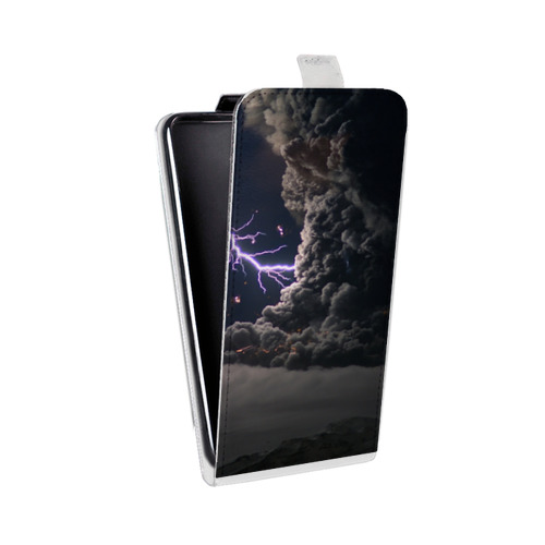 Дизайнерский вертикальный чехол-книжка для HTC Desire 530 Молния
