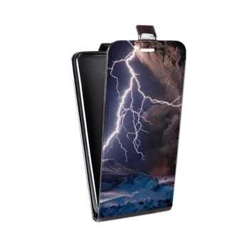 Дизайнерский вертикальный чехол-книжка для Samsung Galaxy S8 Plus Молния (на заказ)