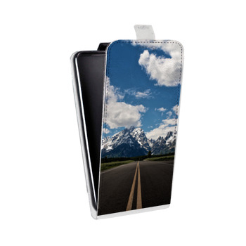 Дизайнерский вертикальный чехол-книжка для Realme 5 Pro Горы (на заказ)