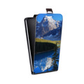 Дизайнерский вертикальный чехол-книжка для LG Optimus G2 mini Горы