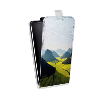 Дизайнерский вертикальный чехол-книжка для Asus ZenFone 3 Max Горы (на заказ)