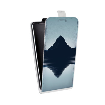 Дизайнерский вертикальный чехол-книжка для Huawei Honor 6C Pro Горы (на заказ)