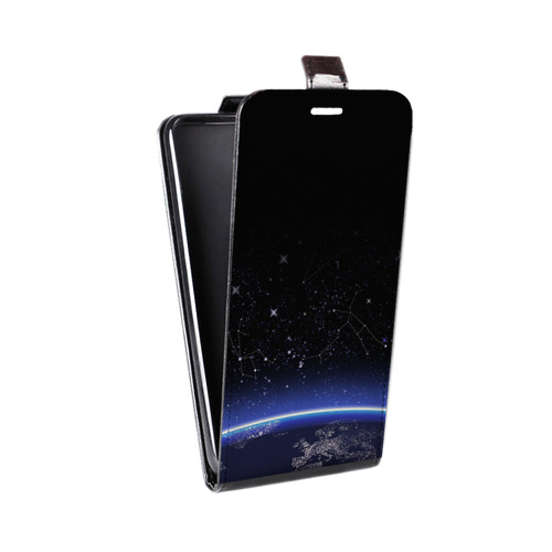 Дизайнерский вертикальный чехол-книжка для Samsung Galaxy A8 Ночь