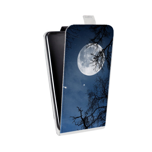 Дизайнерский вертикальный чехол-книжка для Samsung Galaxy Grand Ночь