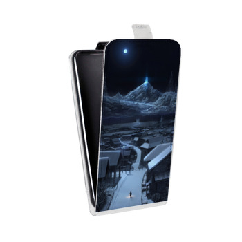 Дизайнерский вертикальный чехол-книжка для Huawei Honor 8X Ночь (на заказ)