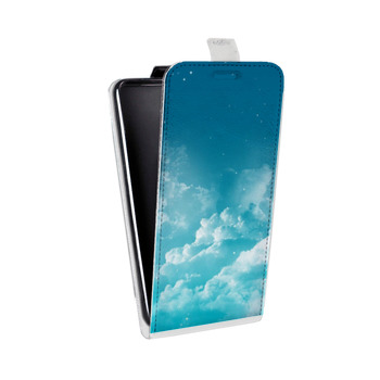 Дизайнерский вертикальный чехол-книжка для Iphone Xs Max Небо (на заказ)