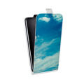 Дизайнерский вертикальный чехол-книжка для Samsung Galaxy Grand 2 Небо