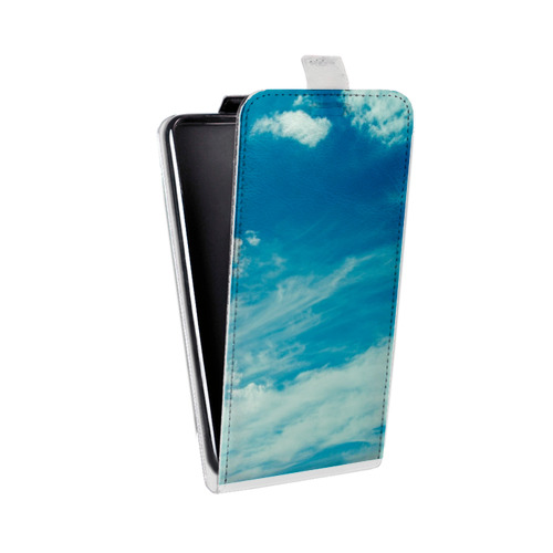 Дизайнерский вертикальный чехол-книжка для Huawei Y6II Небо