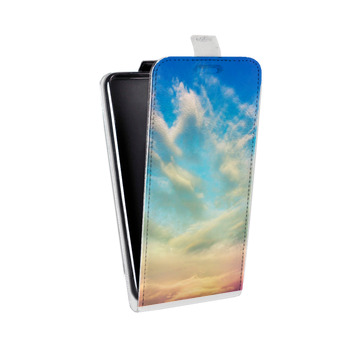 Дизайнерский вертикальный чехол-книжка для Samsung Galaxy J5 Небо (на заказ)